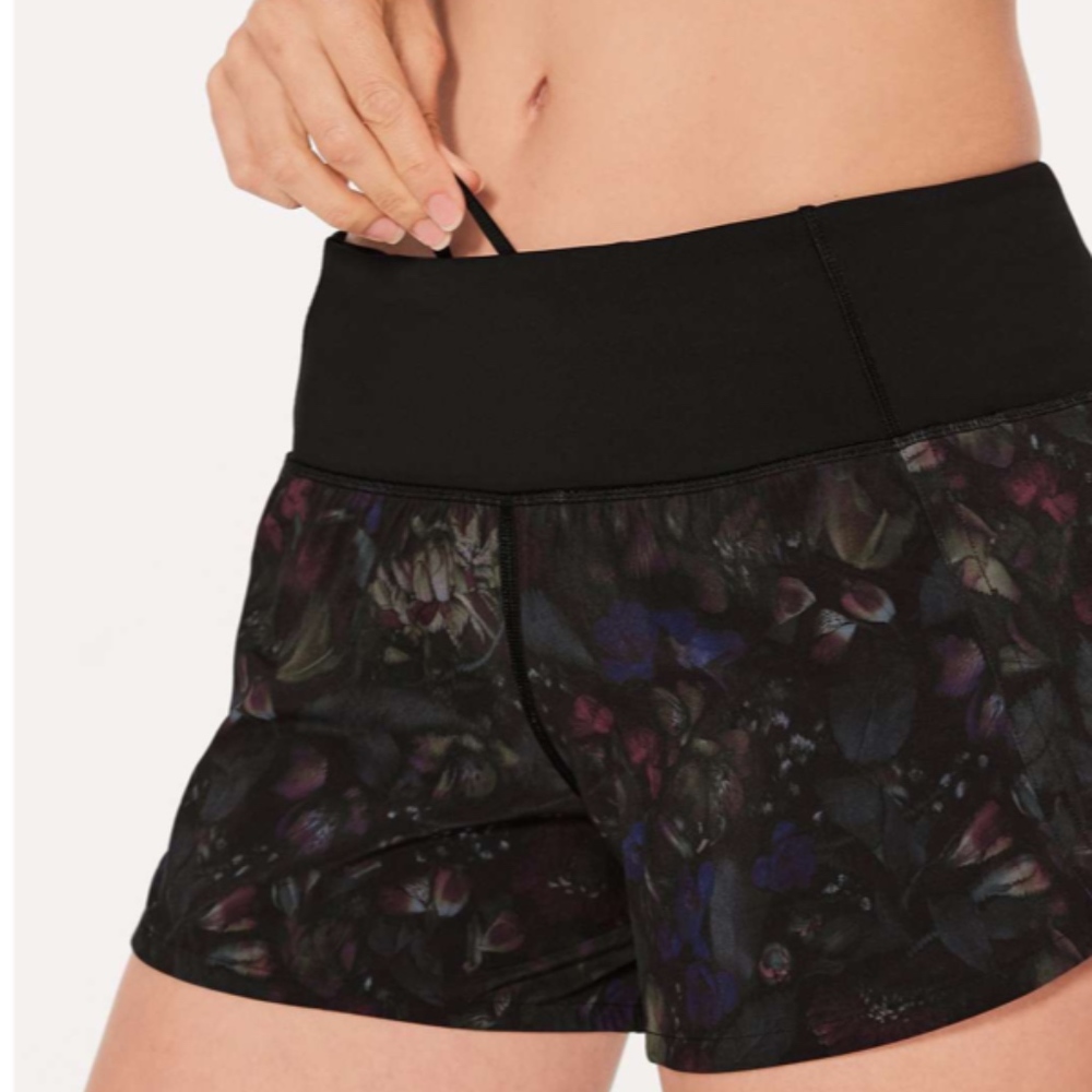 Lululemon Run Times Shorts 4" Frozen Flourish